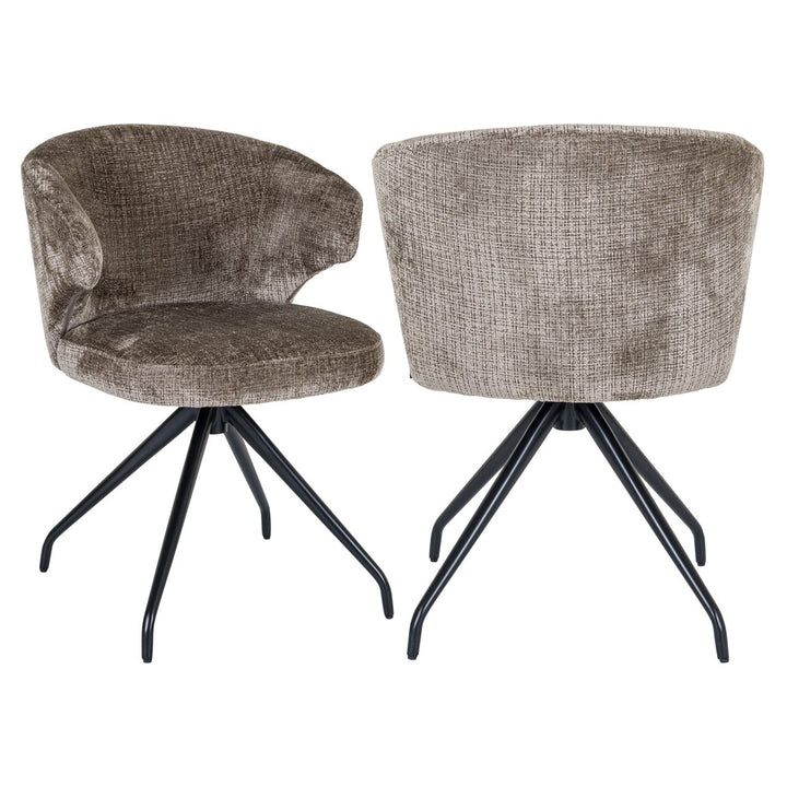 Eetkamerstoel Milly niagara stone swivel
