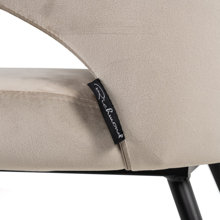 Dining room chair Xandra khaki velvet