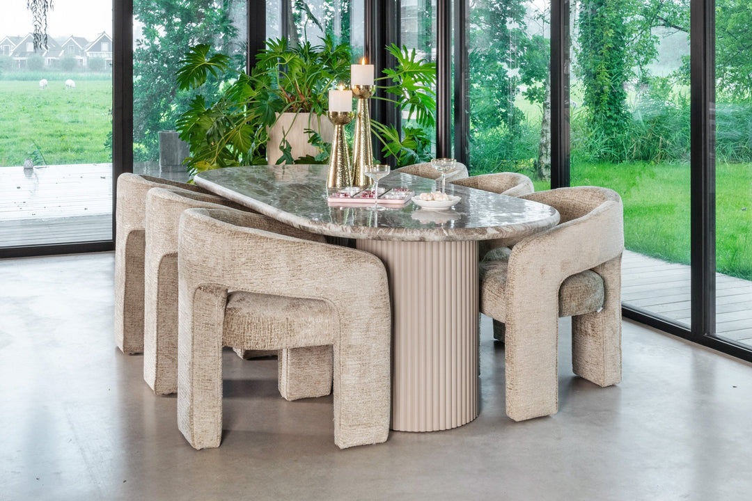 Dining room chair Belle desert fusion fire retardant