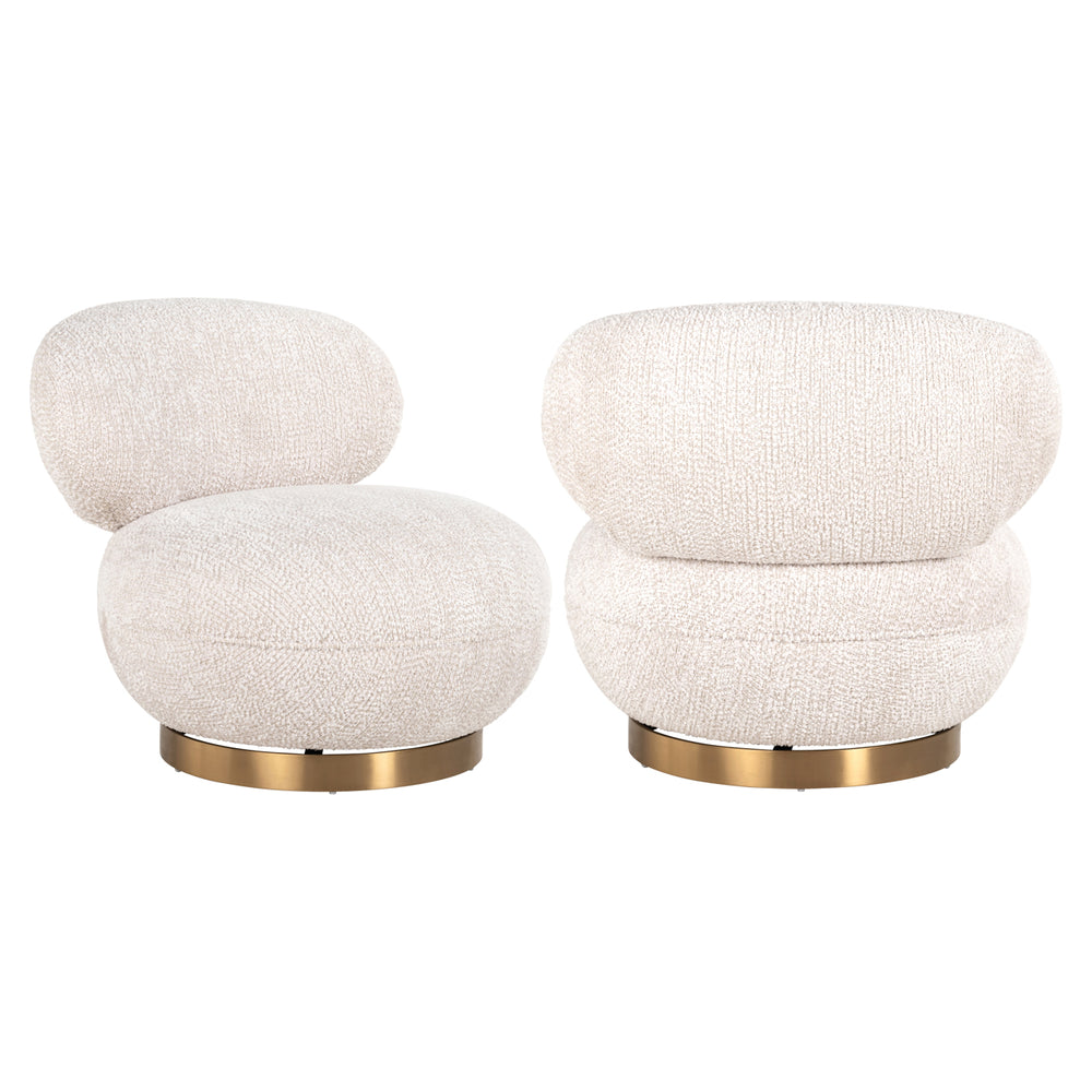 Richmond Fauteuil Jace Lovely Cream - meerdere aanzichten | CéJor Wonen