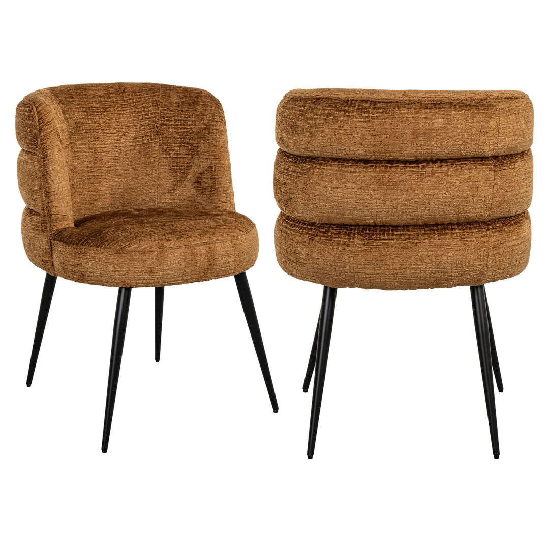 Stella cognac fusion dining chair