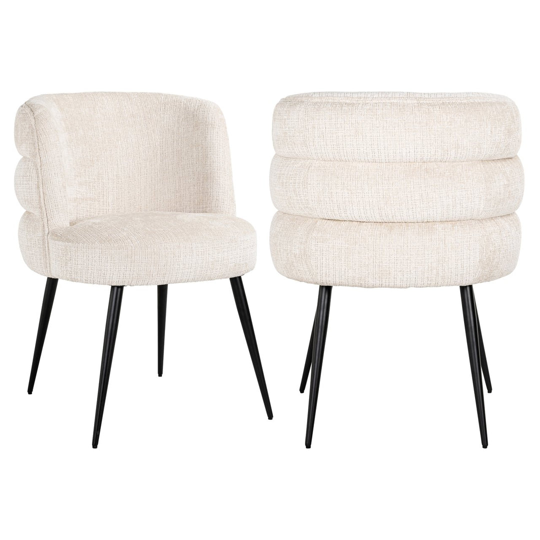 Dining room chair Stella Niagara beige fire retardant