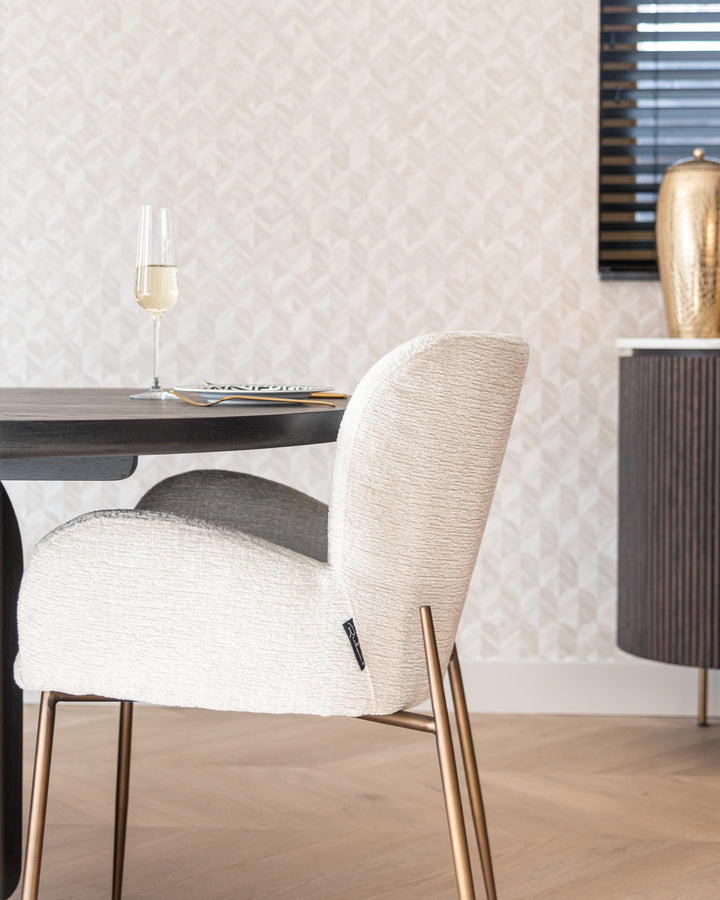 Dining room chair Amber cream fusion fire retardant