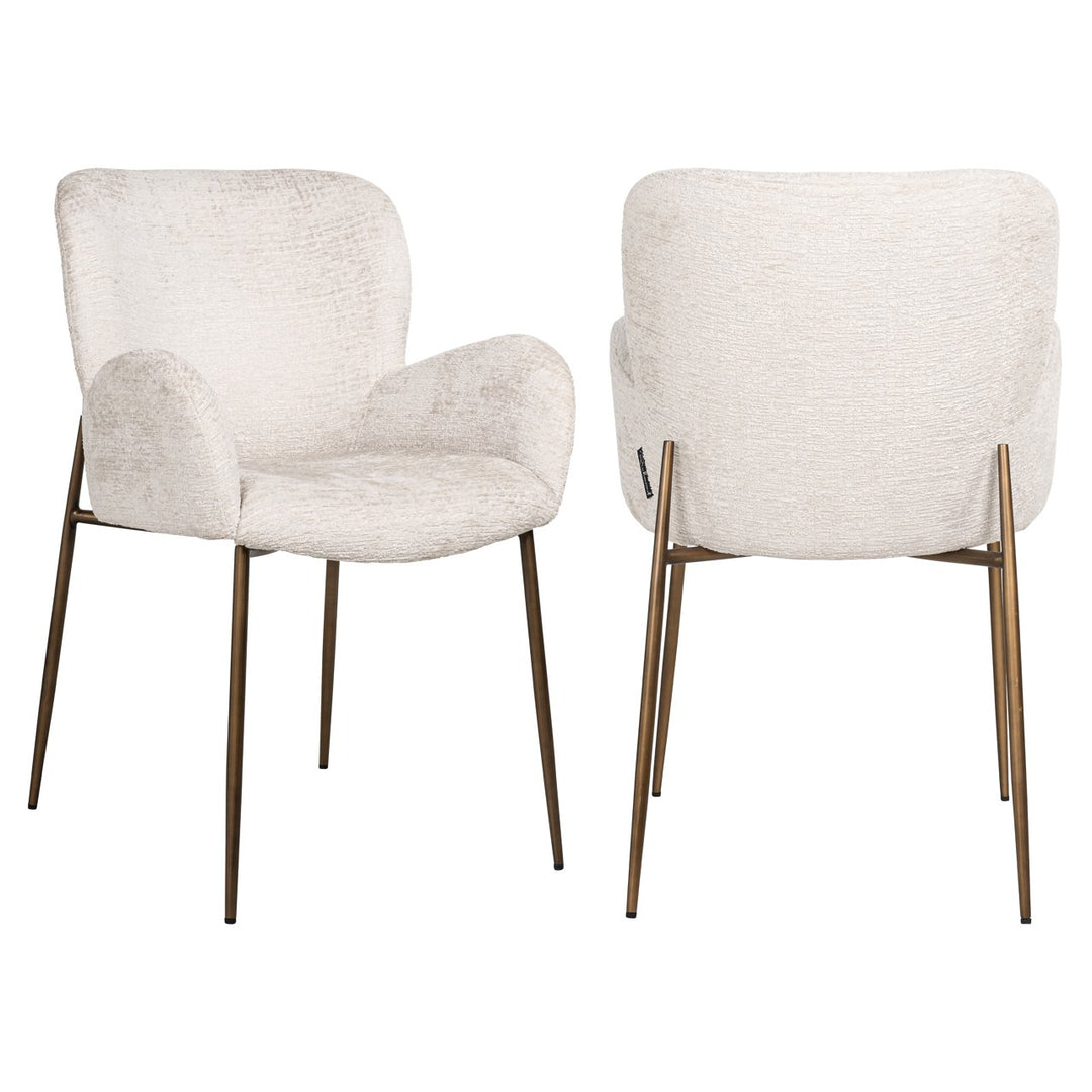 Dining room chair Amber cream fusion fire retardant