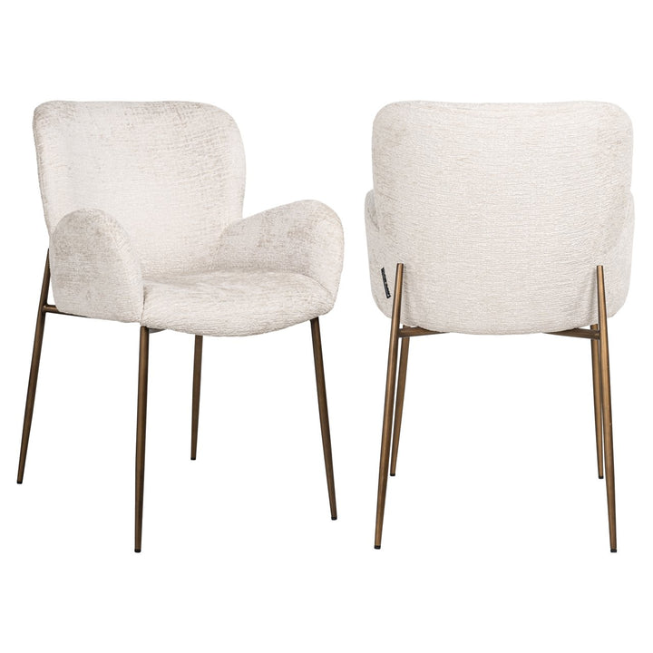 Dining room chair Amber cream fusion fire retardant