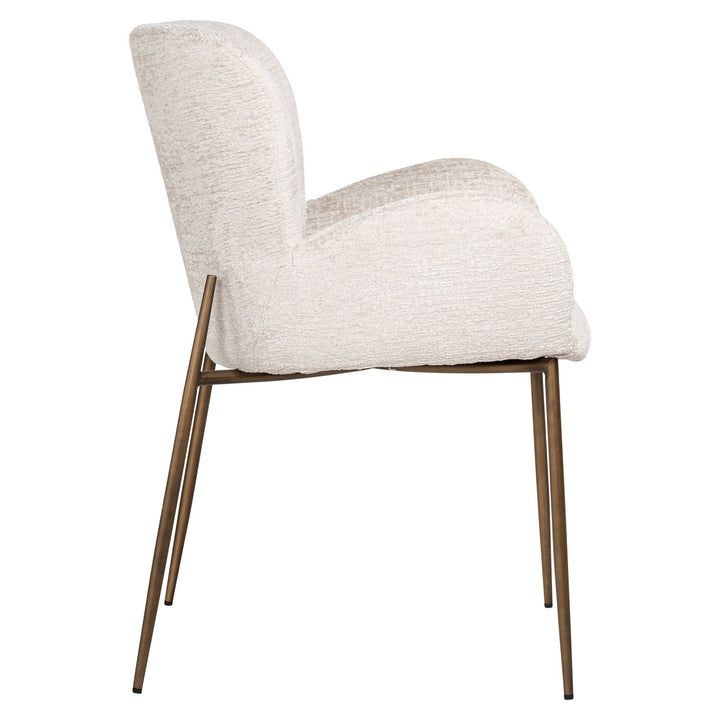 Dining room chair Amber cream fusion fire retardant
