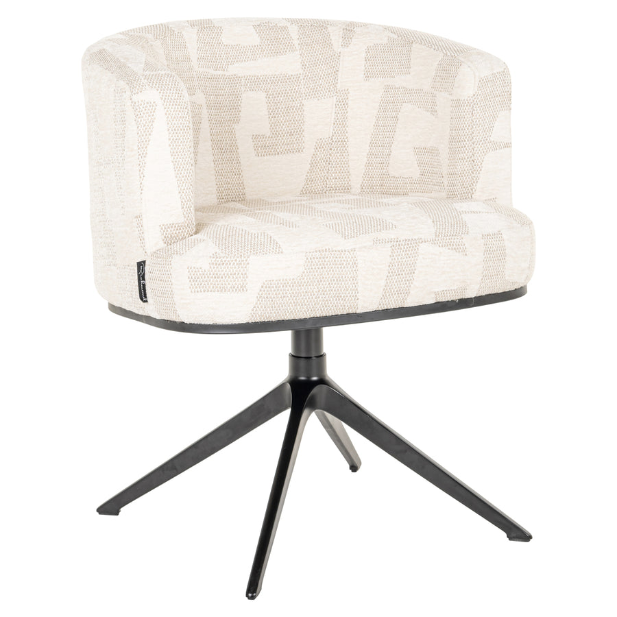Richmond Eetkamerstoel Cheyenne Beige Graffic - productweergave | CéJor Wonen