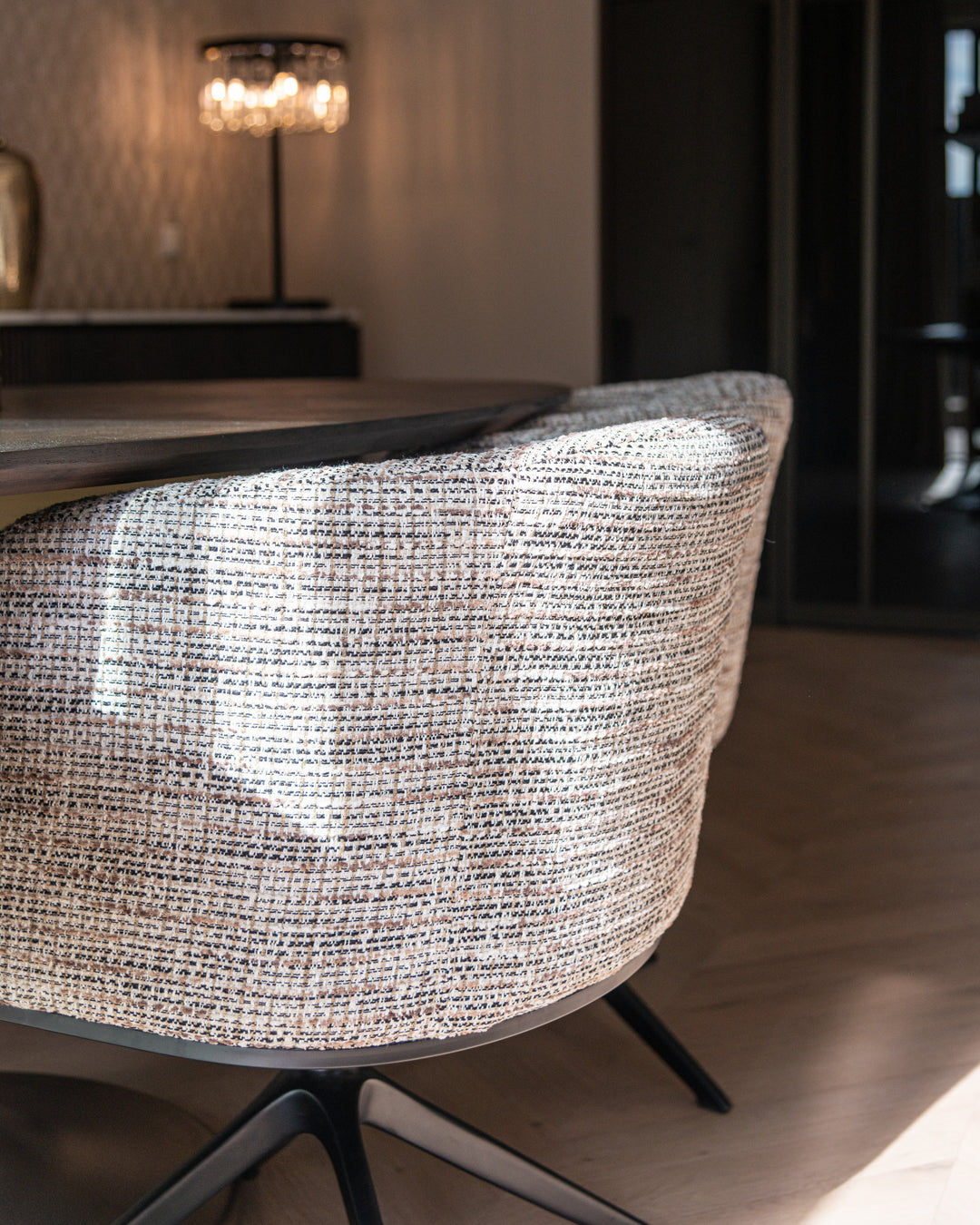 Eetkamerstoel Cheyenne trendy nature swivel