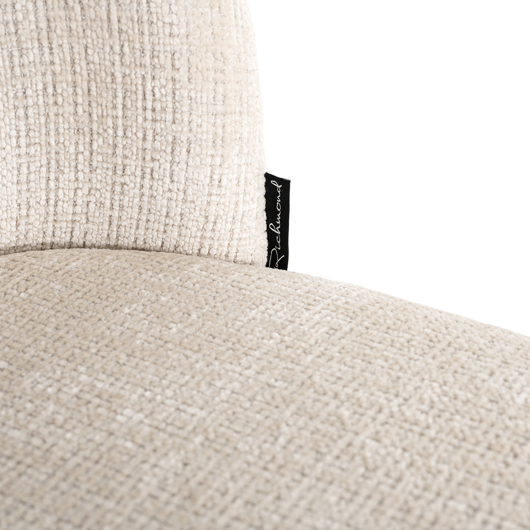 Stoel Elvi beige chenille brandvertragend (Niagara 902 beige Chenille)