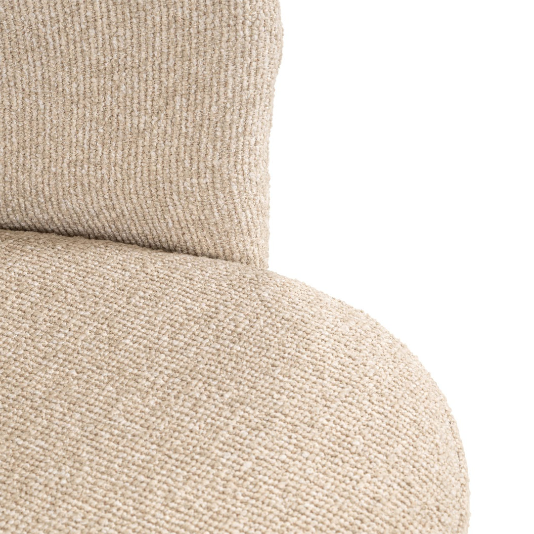 Dining room chair Zendaya biscotti swivel fire retardant
