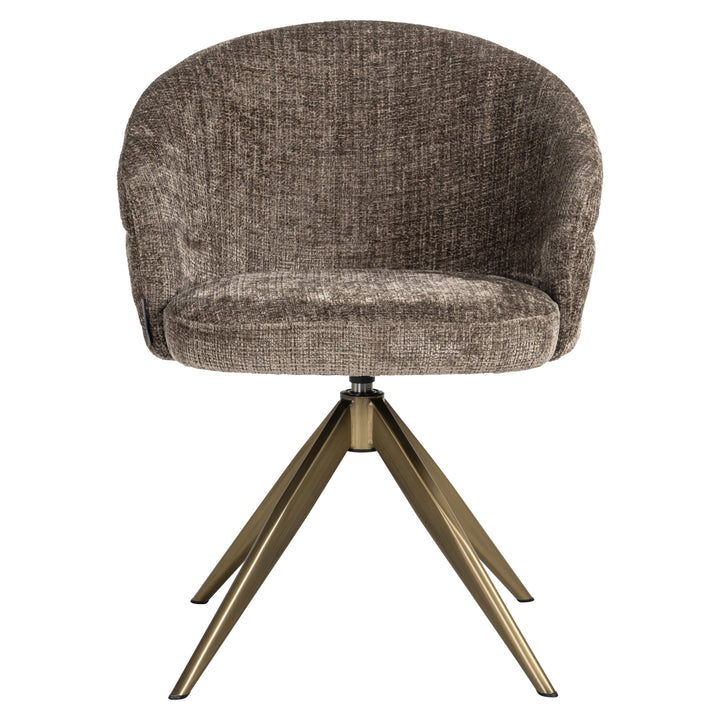 Richmond Eetkamerstoel Zendaya Niagara Stone Swivel