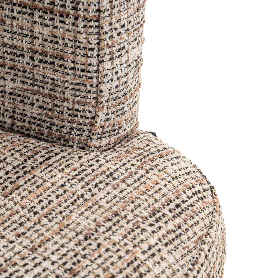 Dining room chair Rochenne trendy nature swivel on wheels