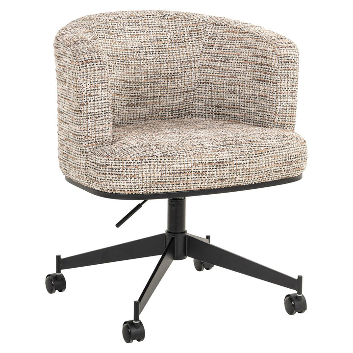 Dining room chair Rochenne trendy nature swivel on wheels