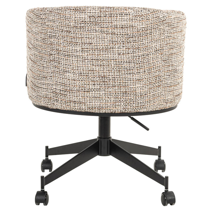 Dining room chair Rochenne trendy nature swivel on wheels