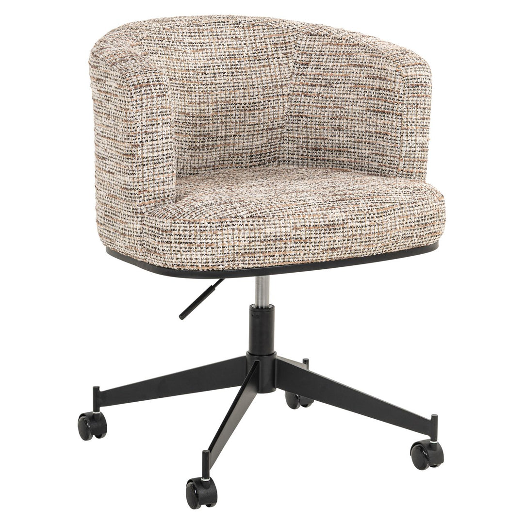 Dining room chair Rochenne trendy nature swivel on wheels