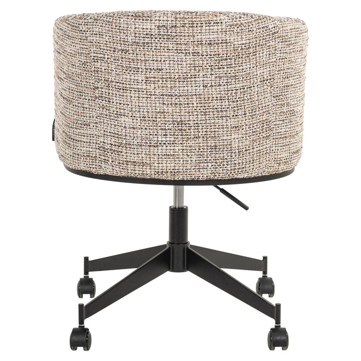 Dining room chair Rochenne trendy nature swivel on wheels
