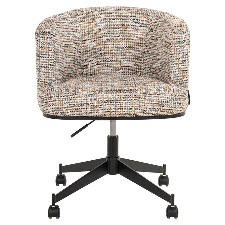 Dining room chair Rochenne trendy nature swivel on wheels