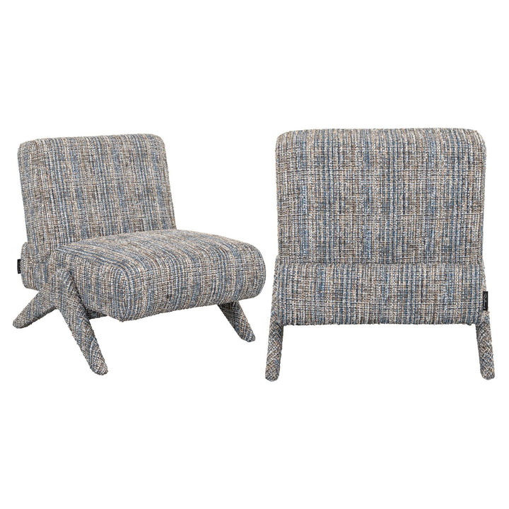 Lounge chair Lexi blue coco