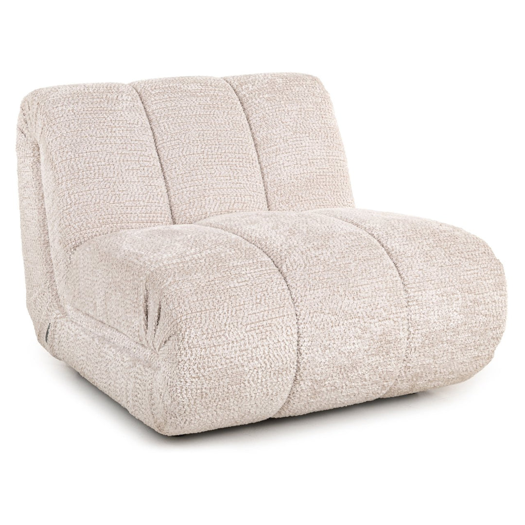 Lounge chair Kyli lovely cream