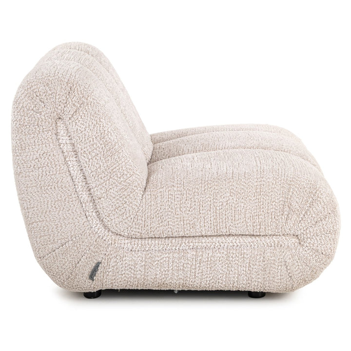 Lounge chair Kyli lovely cream
