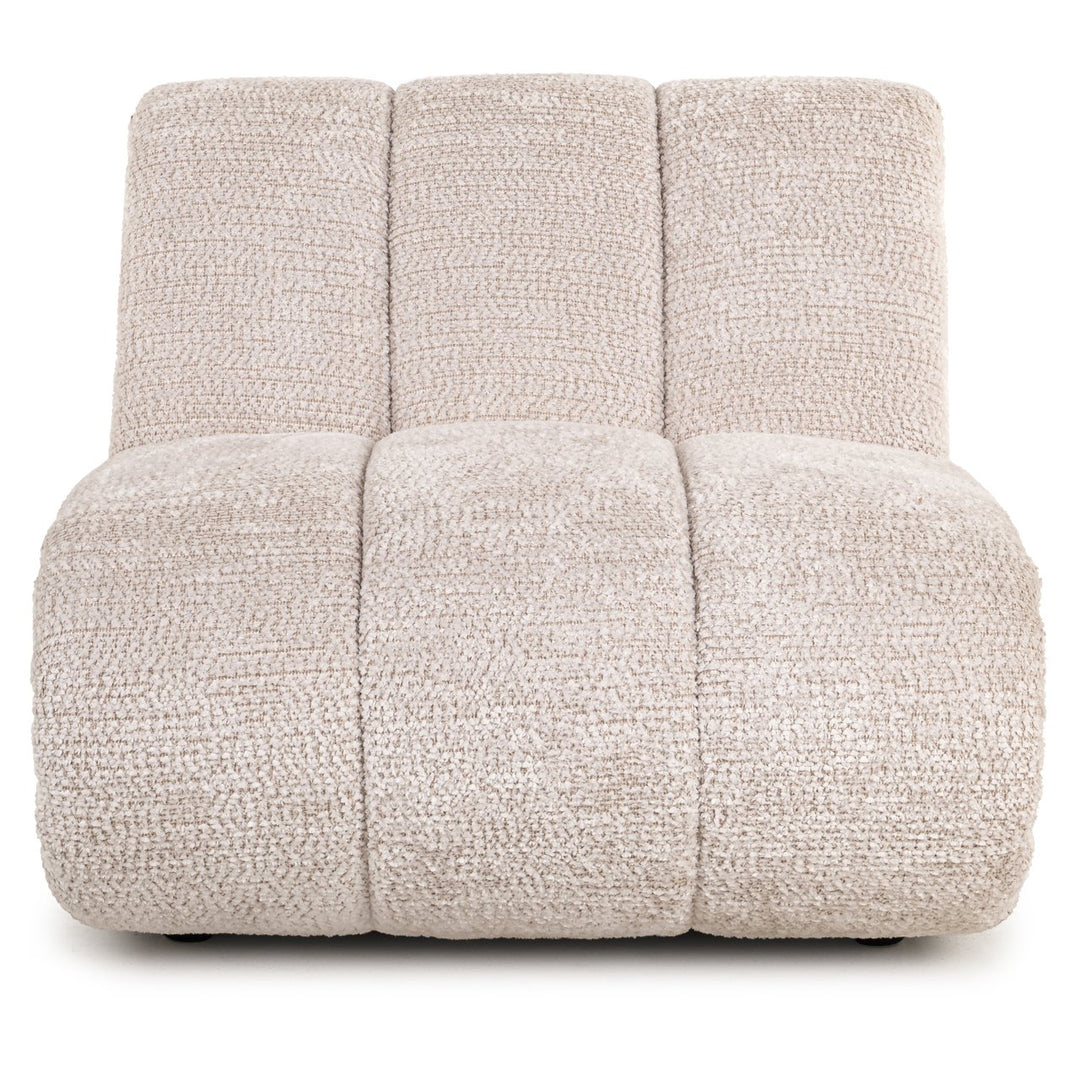 Lounge chair Kyli lovely cream