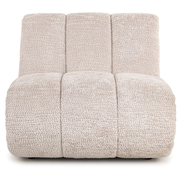 Lounge chair Kyli lovely cream