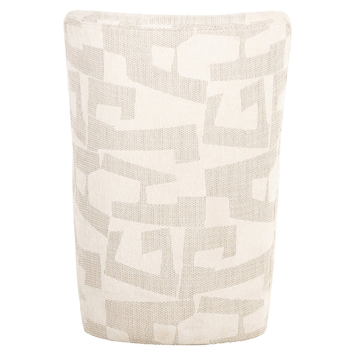 Lorain chair with wheels beige graffic (Beige graffic)