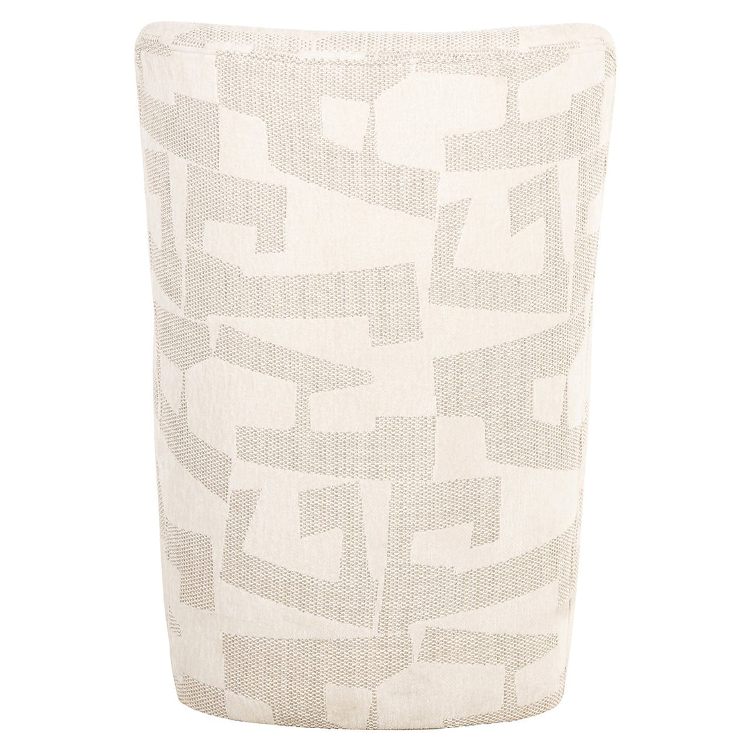 Lorain chair with wheels beige graffic (Beige graffic)