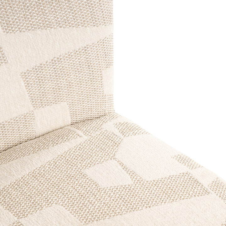 Lorain chair with wheels beige graffic (Beige graffic)