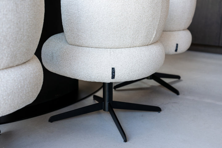 Eetkamerstoel Alexis biscotti swivel