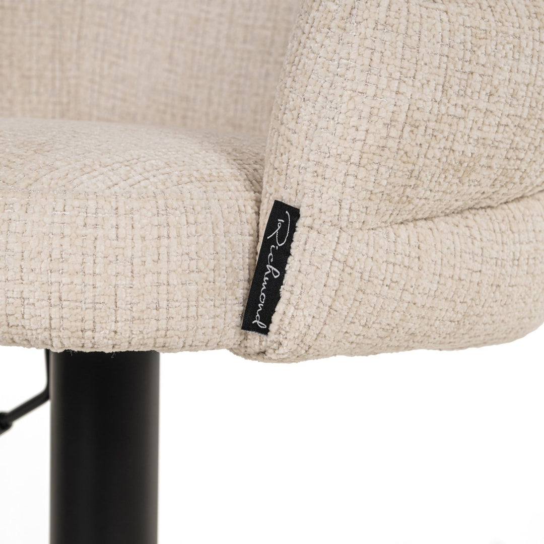Bar chair Nikki niagara beige swivel fire retardant
