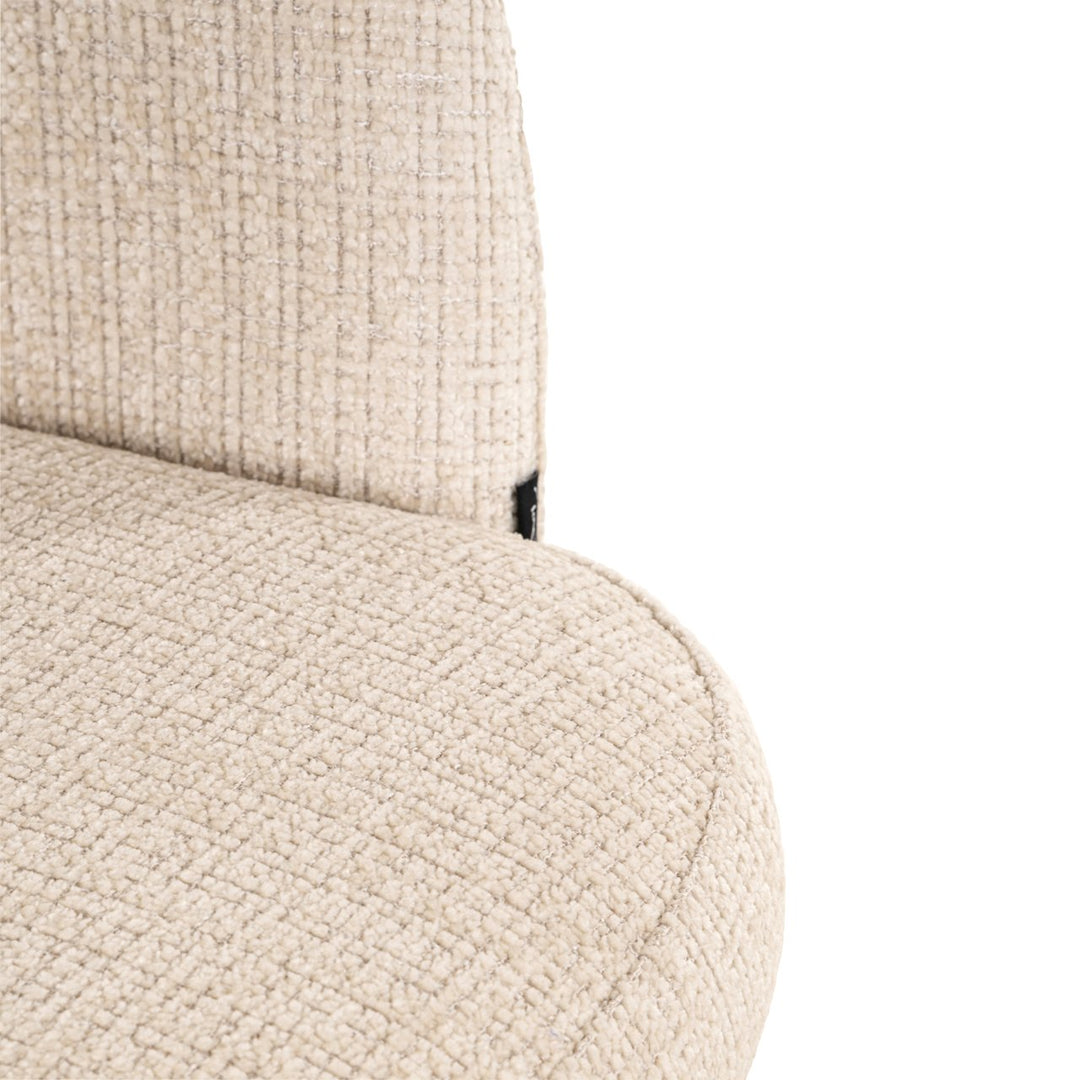 Bar chair Nikki niagara beige swivel fire retardant