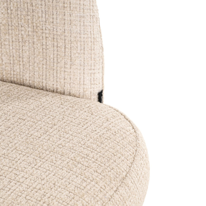 Bar chair Nikki niagara beige swivel fire retardant