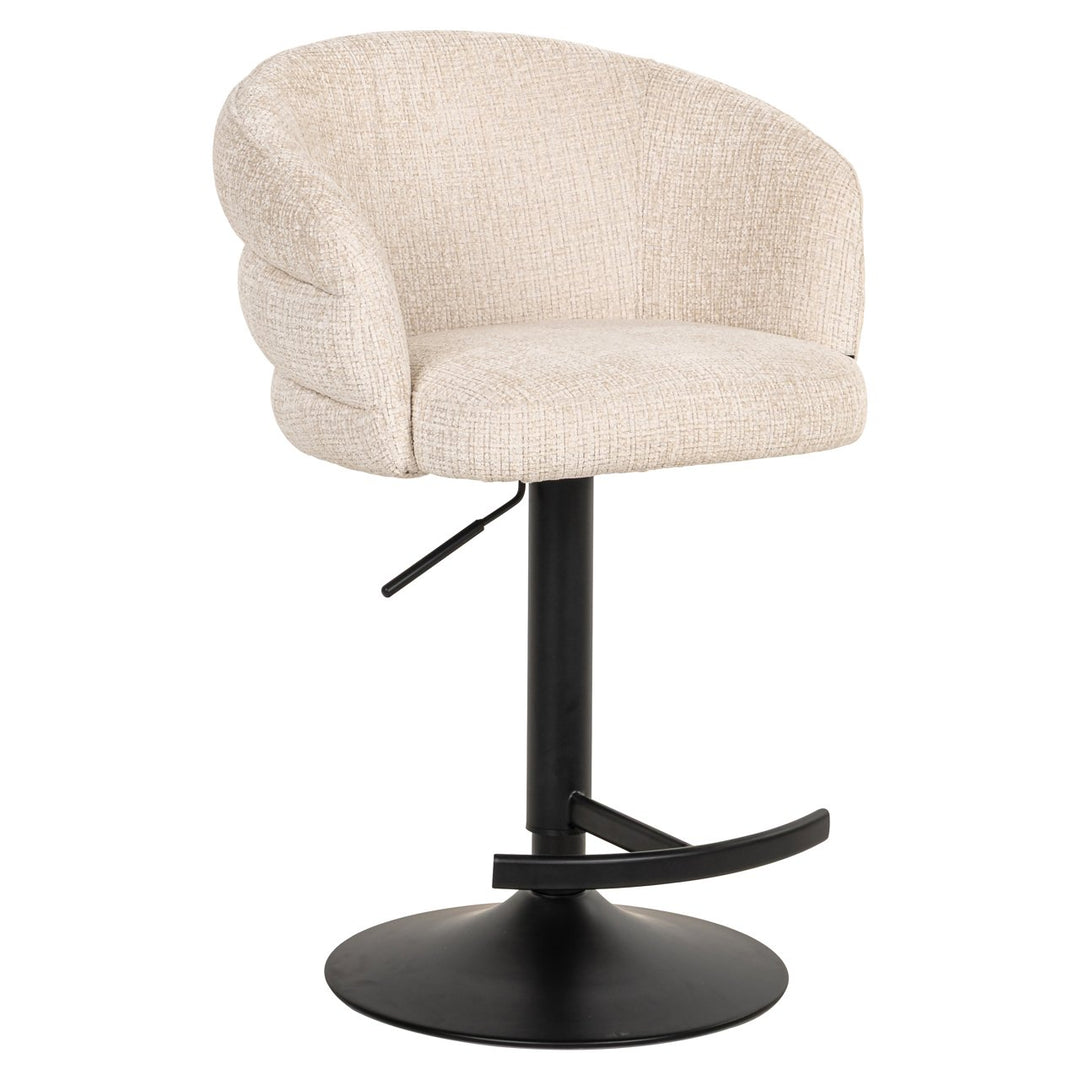 Bar chair Nikki niagara beige swivel fire retardant