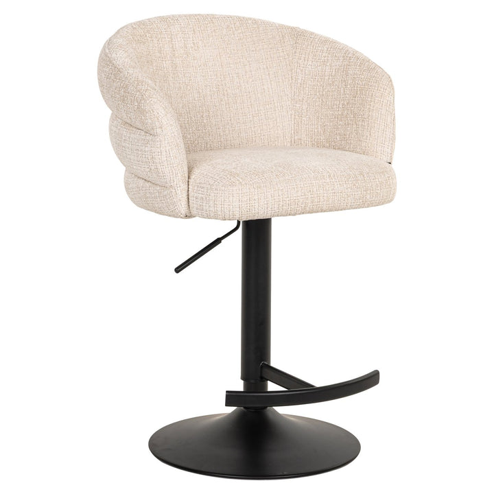 Bar chair Nikki niagara beige swivel fire retardant