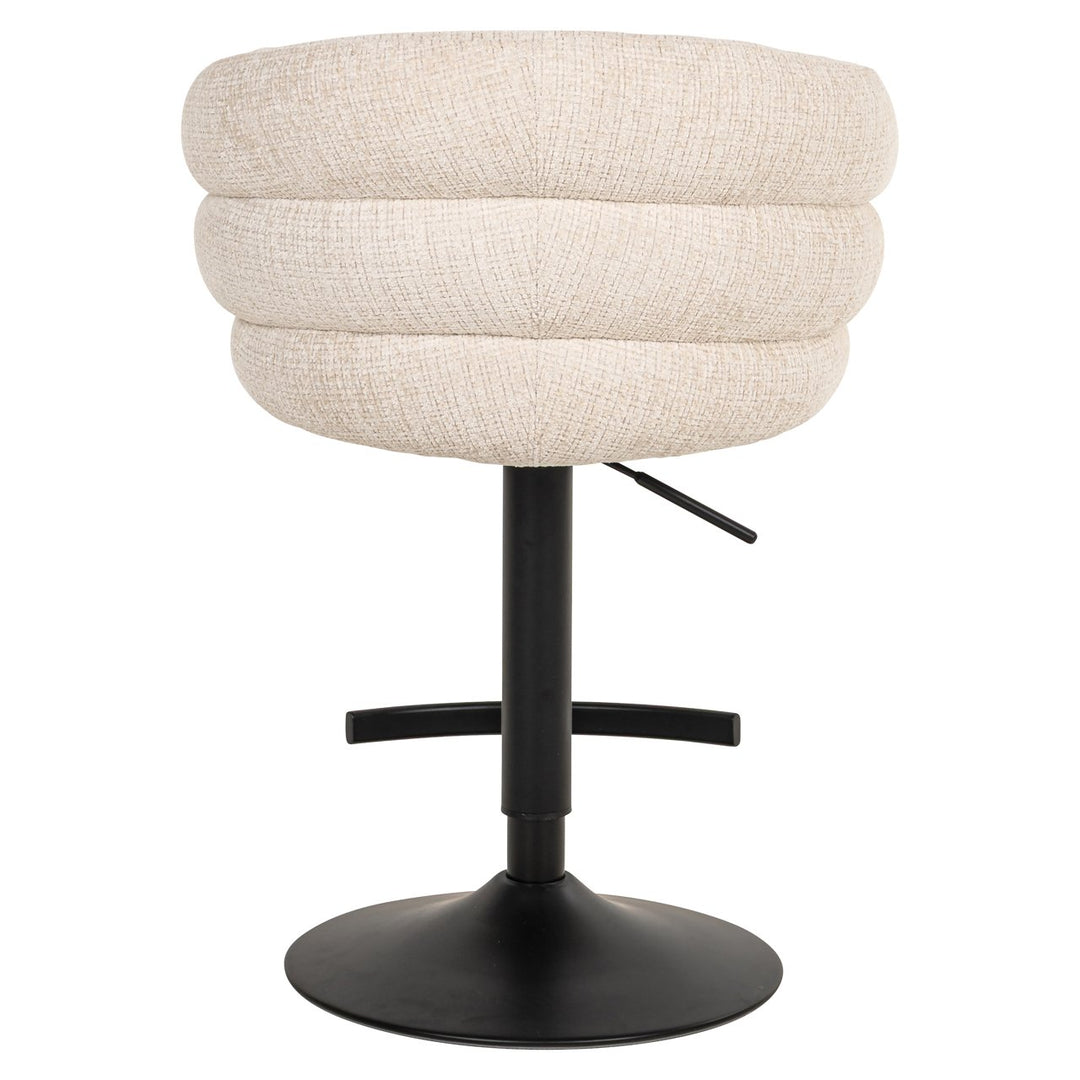 Bar chair Nikki niagara beige swivel fire retardant
