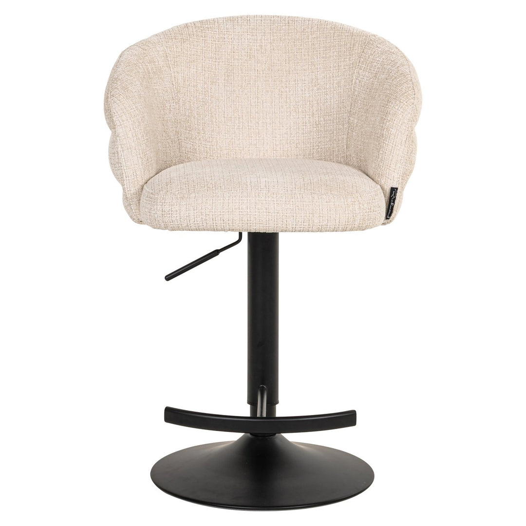 Bar chair Nikki niagara beige swivel fire retardant