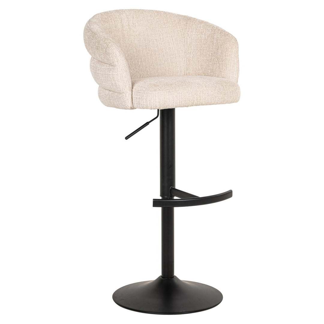 Bar chair Nikki niagara beige swivel fire retardant
