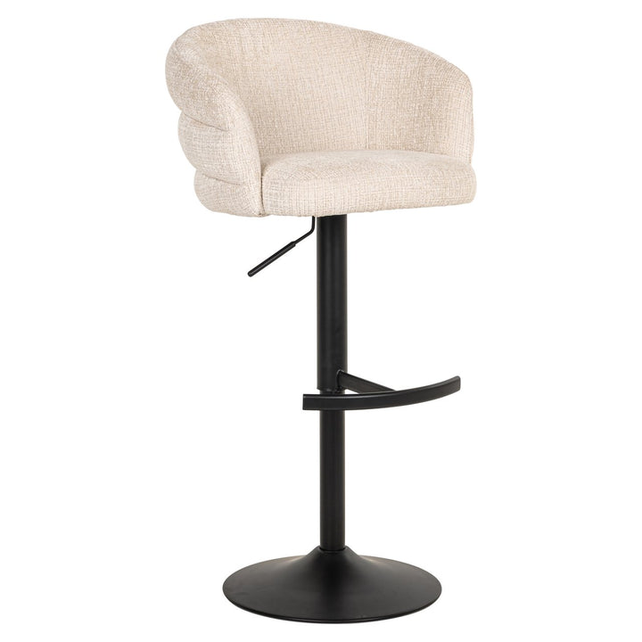 Bar chair Nikki niagara beige swivel fire retardant