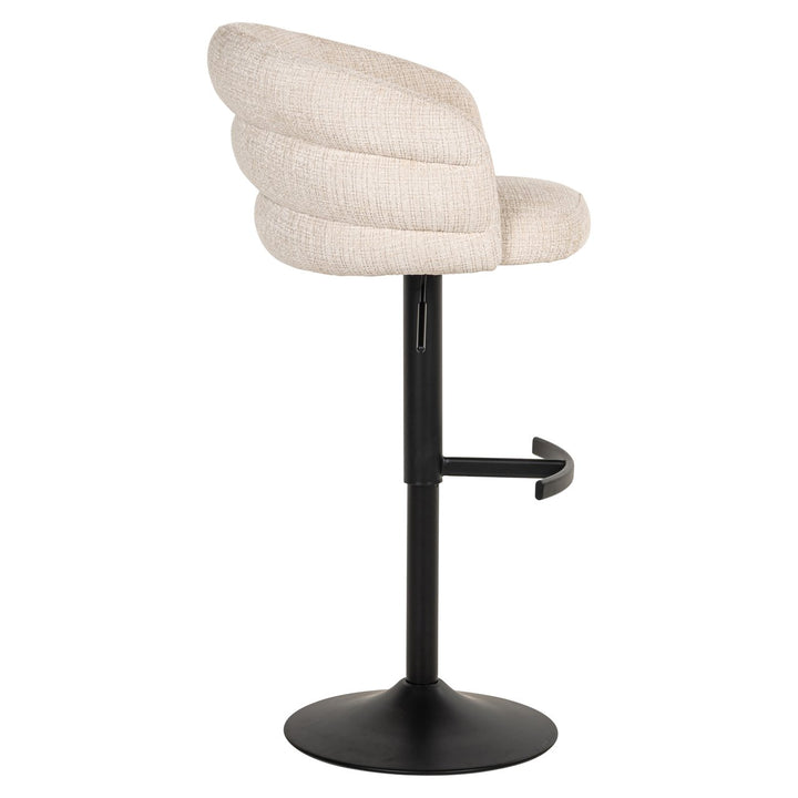 Bar chair Nikki niagara beige swivel fire retardant