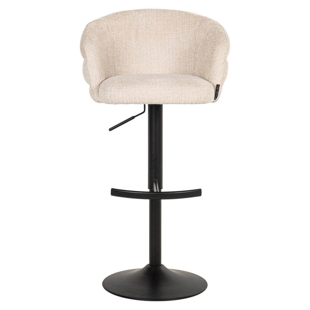 Bar chair Nikki niagara beige swivel fire retardant
