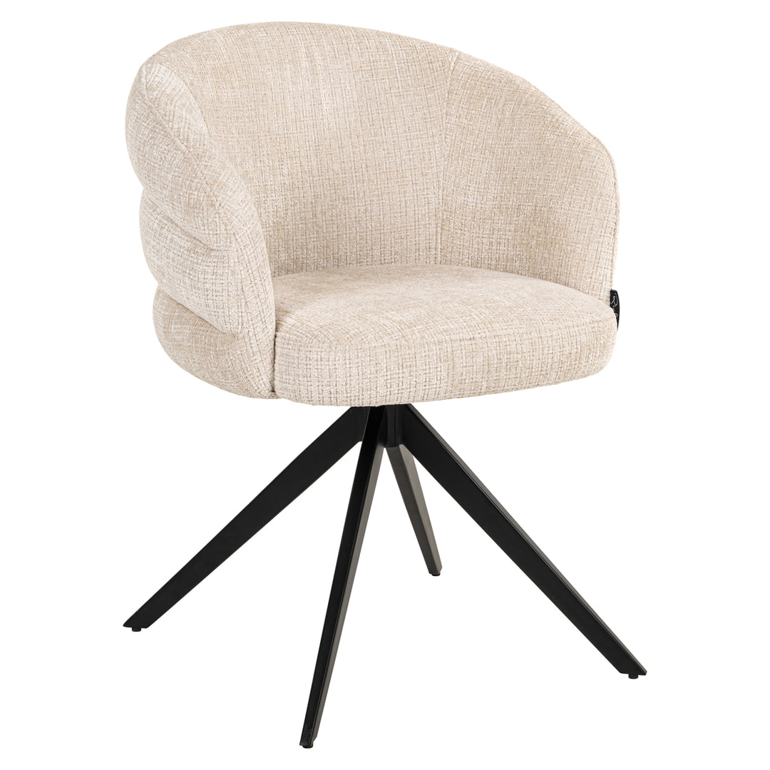 Esszimmerstuhl Serenity Niagara beige drehbar flammhemmend