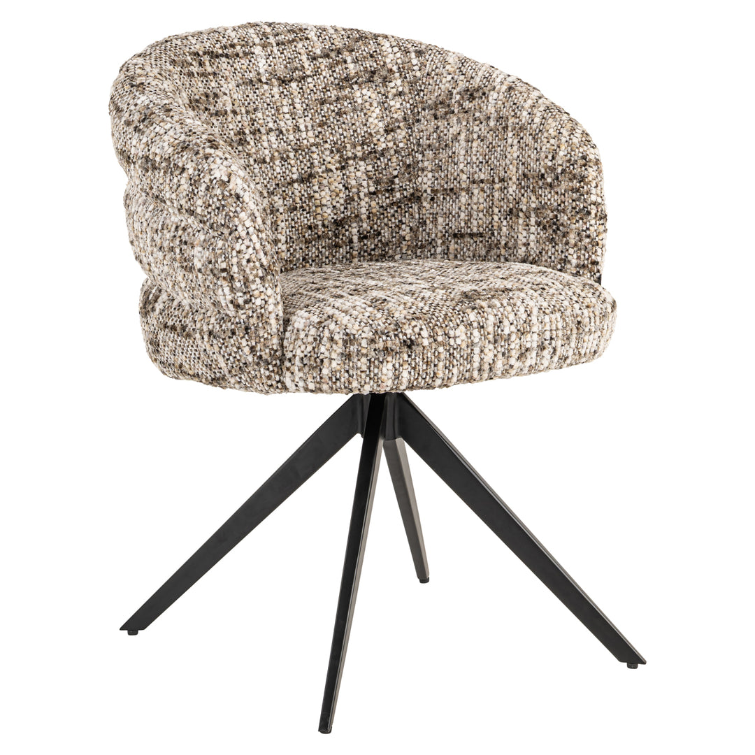 Richmond Eetkamerstoel Serenity Brown Omara Swivel