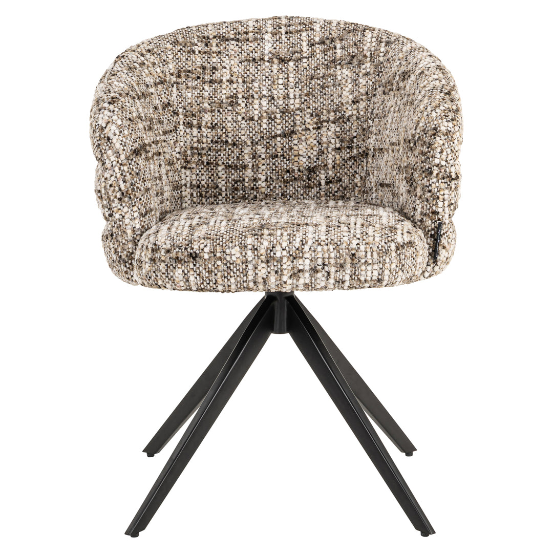 Richmond Eetkamerstoel Serenity Brown Omara Swivel