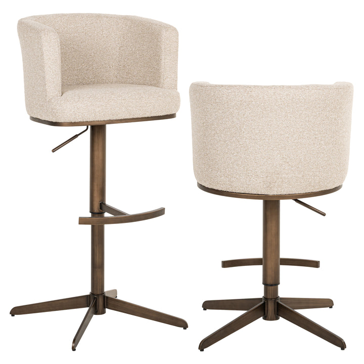 Richmond Barstoel Cheyenne Biscotti Swivel