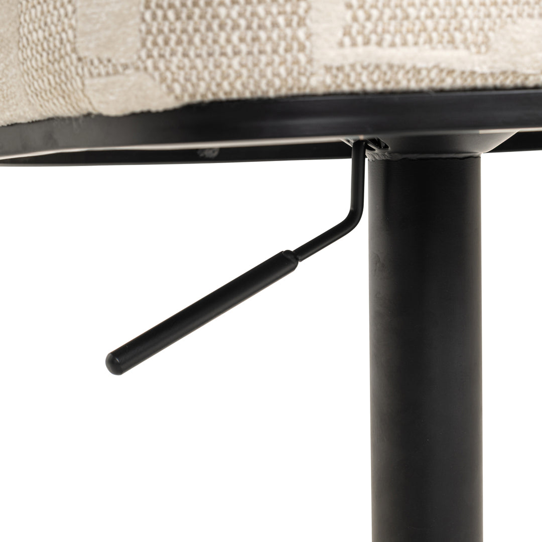 Richmond Barstoel Cheyenne, Beige Graffic - detail | CéJor Wonen
