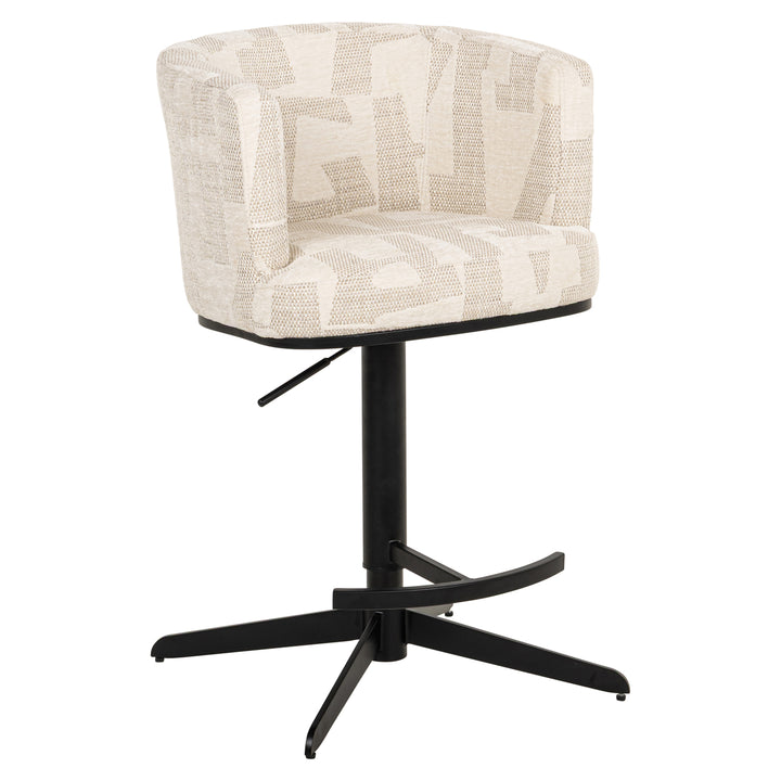 Richmond Barstoel Cheyenne, Beige Graffic - productweergave | CéJor Wonen