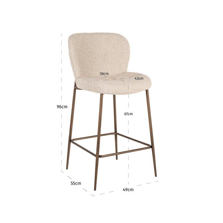 Counter stool Odarby biscotti