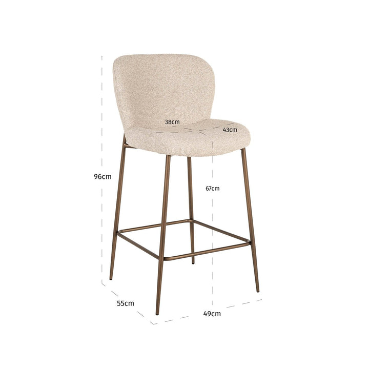 Counter stool Odarby biscotti