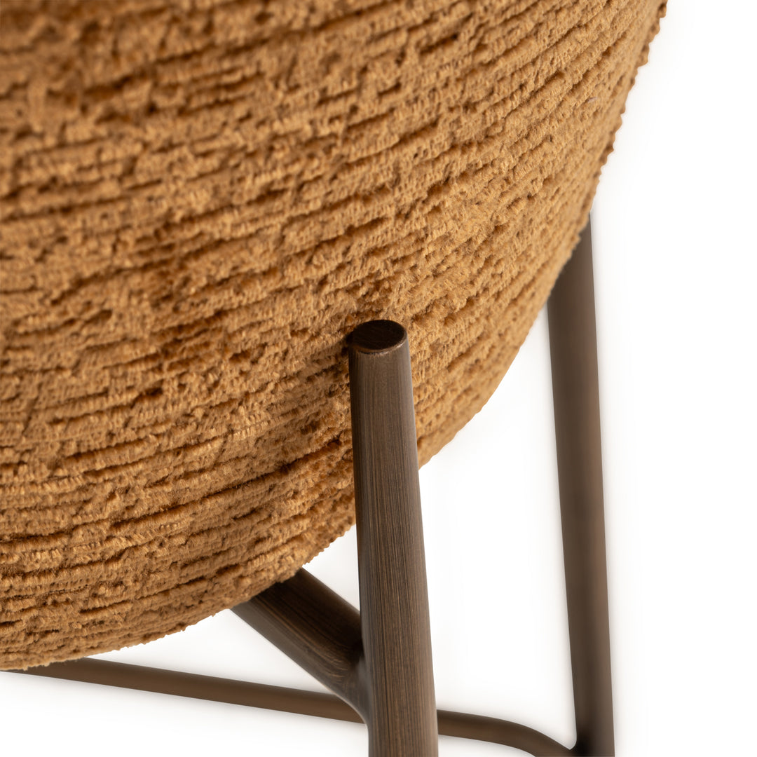 Richmond Counterstoel Odarby Cognac Fusion - detail | CéJor Wonen